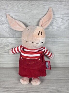 Olivia Plush Pig Doll w Attached Fabric Book by Zoobies SU8